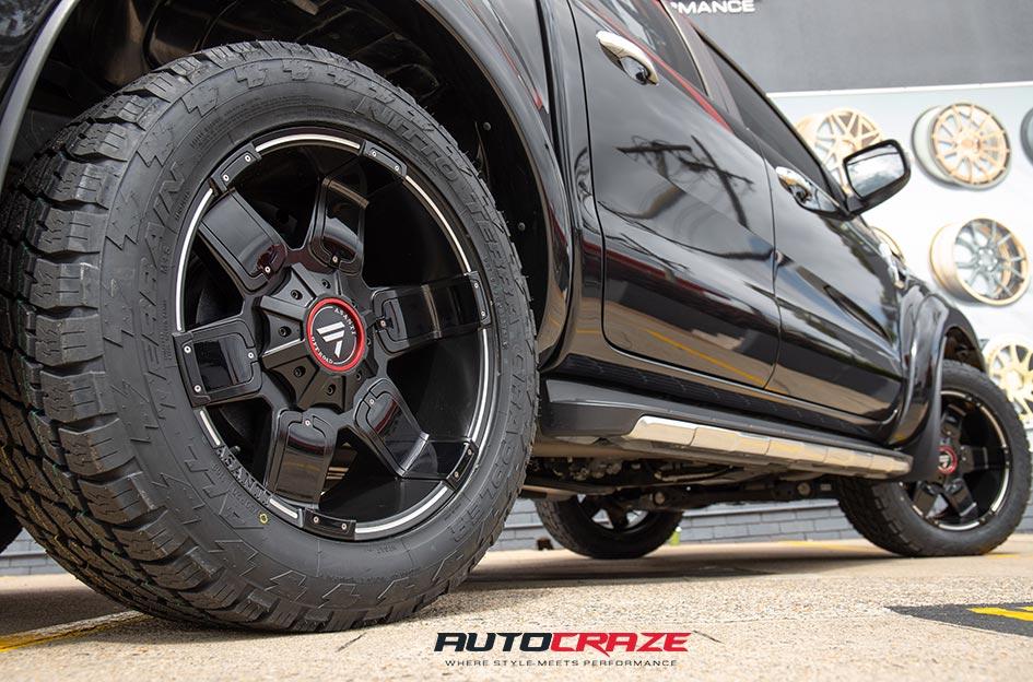 FORD RANGER AB811 SATIN BLACK GLOSS INSERTS